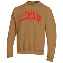 Clemson Champion Brown Arch Powerblend Crew