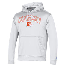 Clemson Champion Open Arch Athletic Hood - WHITE