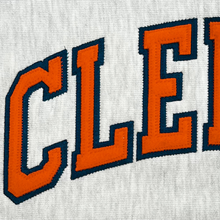 Clemson Champion Reverse Weave Stitched Crew - LT GREY