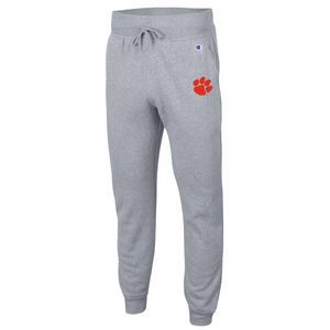Clemson Champion Triumph Fleece Jogger - MD GREY
