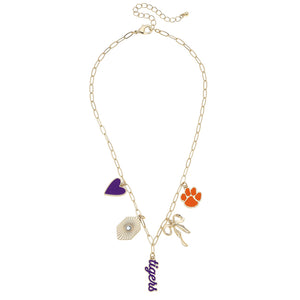 Clemson Charm Collector Necklace