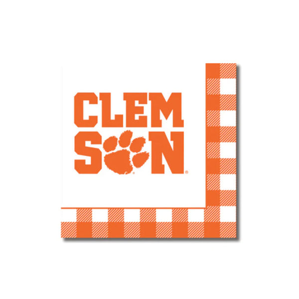 Clemson Checker Napkins