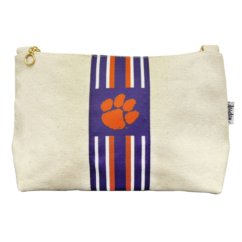 Clemson Christa Canvas Pouch