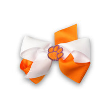 Clemson Classic Color Block Queen Bow - ORANGE