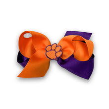 Clemson Classic Color Block Queen Bow