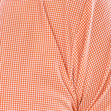 Clemson Collars & Co Mini Gingham Dress Collar Polo - ORANGE