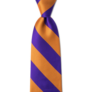 Clemson Collegiate Striped Tie