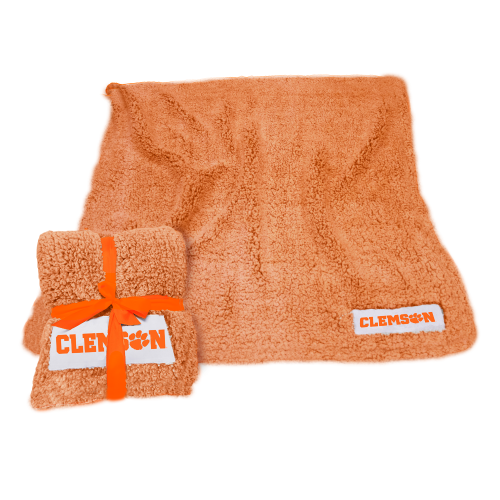 Clemson Color Frosty Fleece Blanket - ORANGE