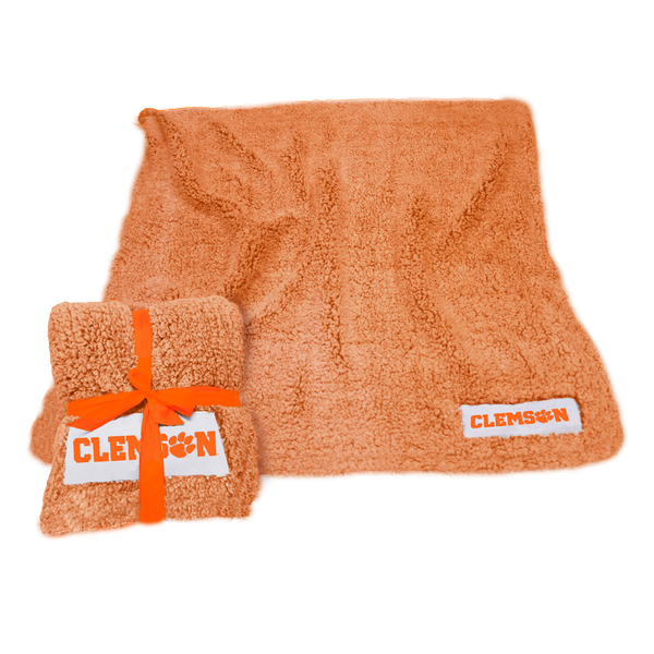 Clemson Color Frosty Fleece Blanket - ORANGE