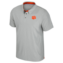 Clemson Colosseum Atomic Polo - LT GREY
