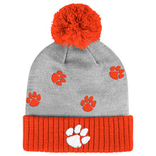 Clemson Colosseum Back In Business Pom Beanie - LT GREY