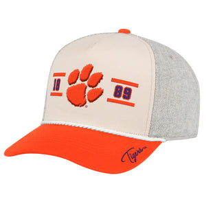Clemson Colosseum Frank Podium Cap - WHITE