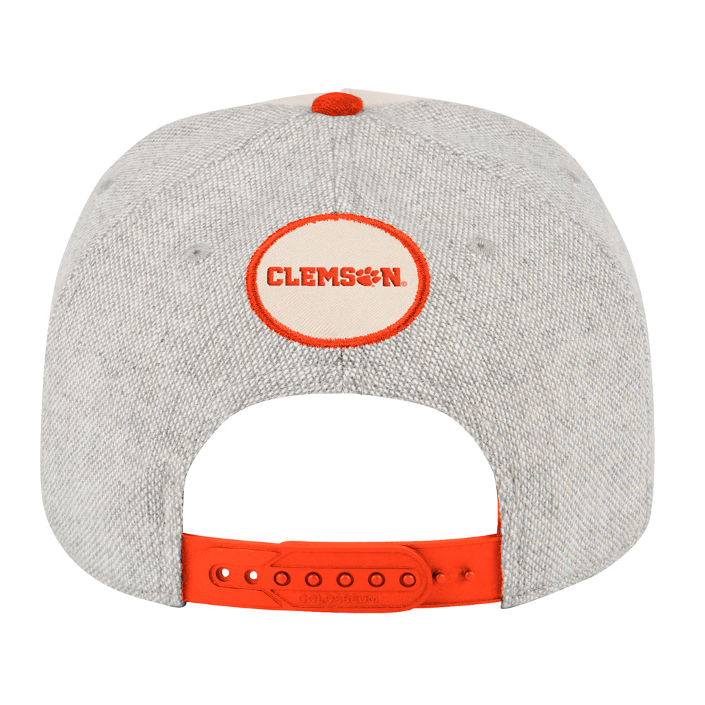 Clemson Colosseum Frank Podium Cap - WHITE