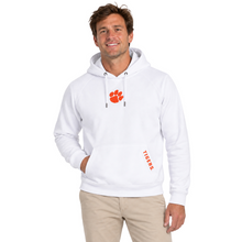 Clemson Colosseum Freezer Burn Hoodie - WHITE