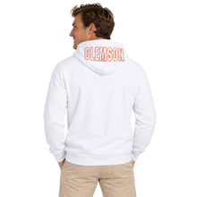 Clemson Colosseum Freezer Burn Hoodie - WHITE