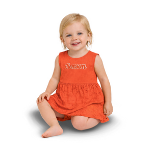 Clemson Colosseum Infant Joy Dress - ORANGE