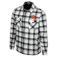 Clemson Colosseum Majesty Plaid Snap Jacket 