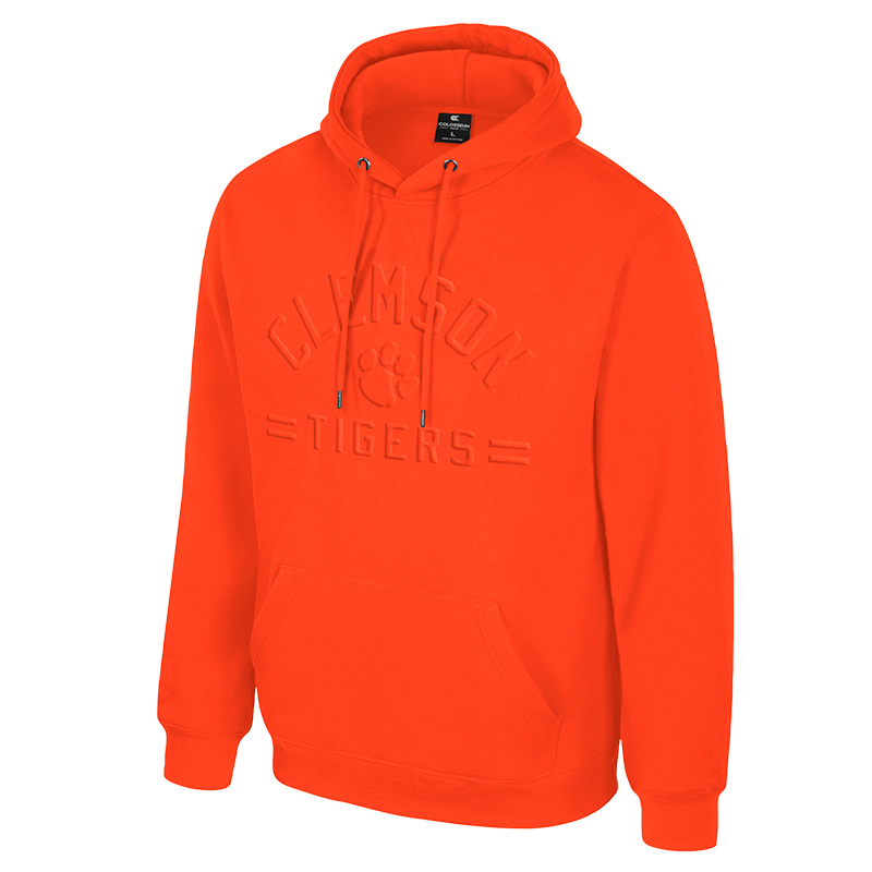 Clemson Colosseum New Member Embroidered Hoodie - ORANGE