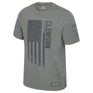 Clemson Colosseum OHT Active Duty Tee - LT GREY