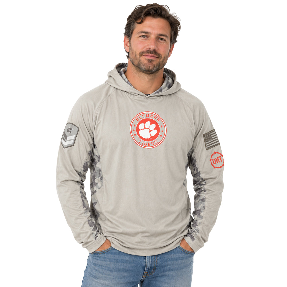 Clemson Colosseum OHT Norfolk Lightweight Hoodie Tee