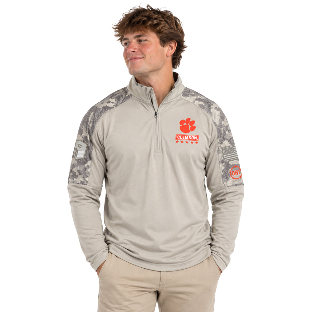 Clemson Colosseum OHT Norfolk Lightweight Quarter-Zip