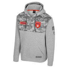 Clemson Colosseum OHT Platoon Quarter Zip Hoodie - LT GREY