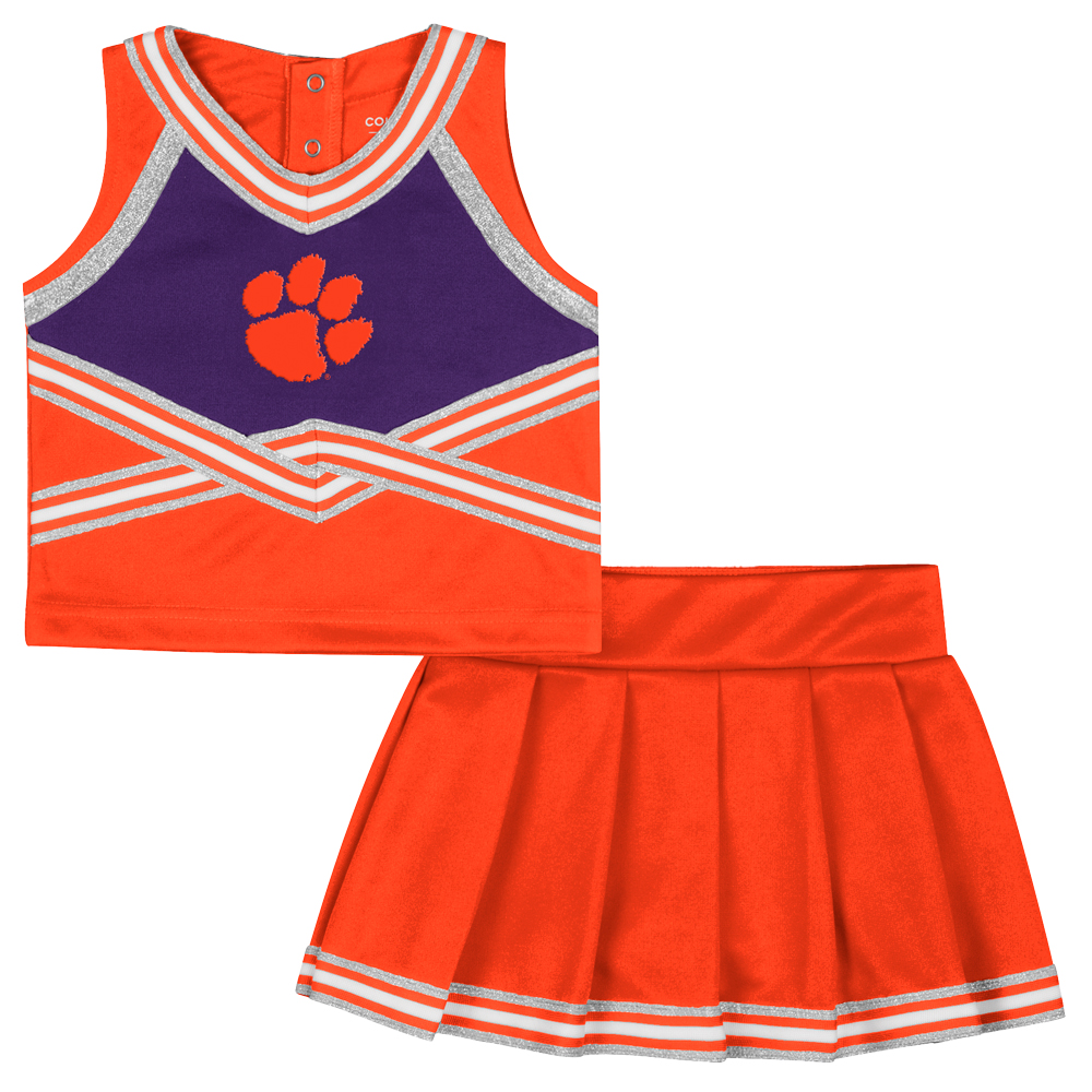 Clemson Colosseum Toddler Lollipop Cheer Set - ORANGE