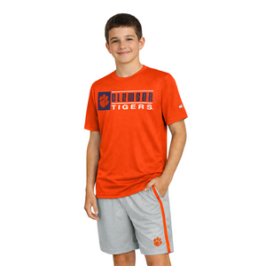 Clemson Colosseum Youth Memory Vault Short Sleeve Tee - ORANGE