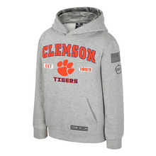 Clemson Colosseum Youth OHT Platoon Hoodie - LT GREY