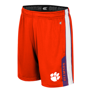 Clemson Colosseum Youth Polyester Short - ORANGE