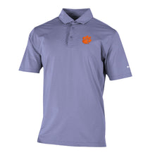 Clemson Columbia Double Hit Polo - LT PURPLE