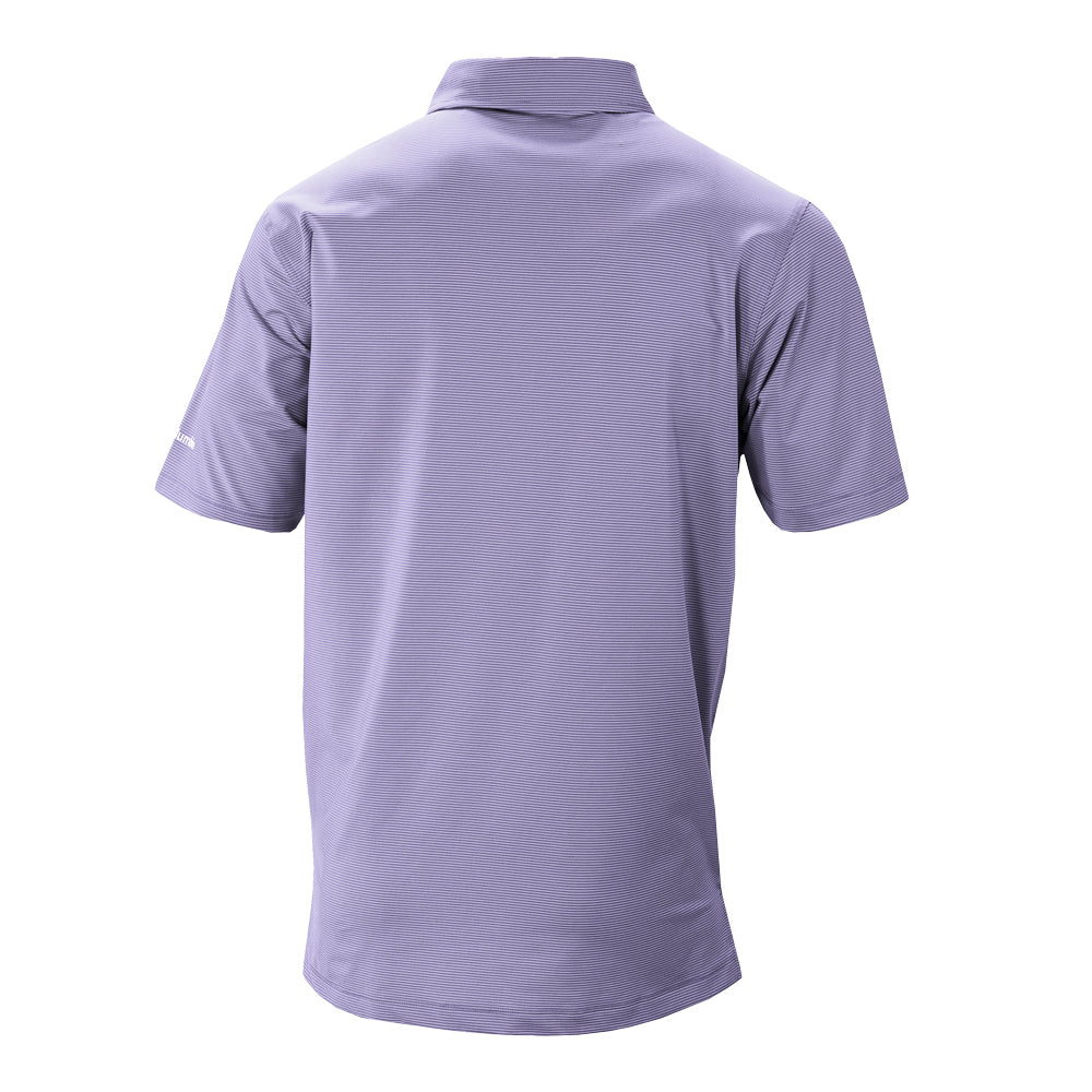 Clemson Columbia Double Hit Polo - LT PURPLE