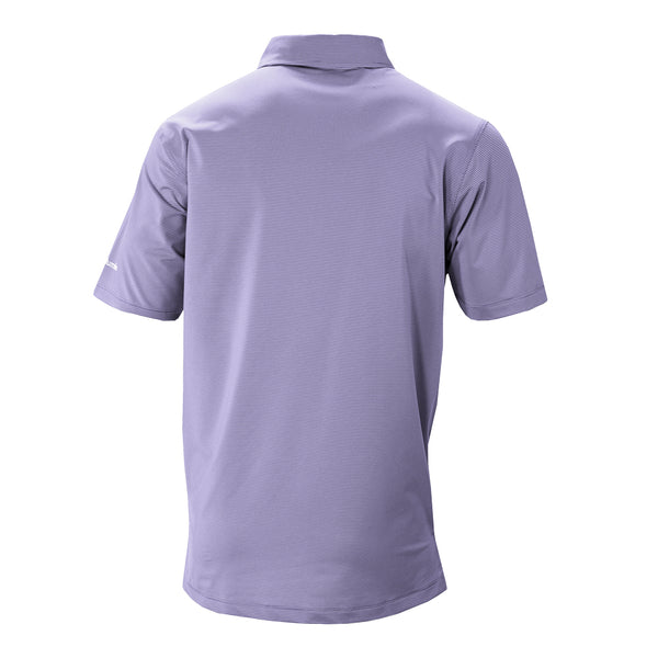 Clemson Columbia Double Hit Polo - LT PURPLE