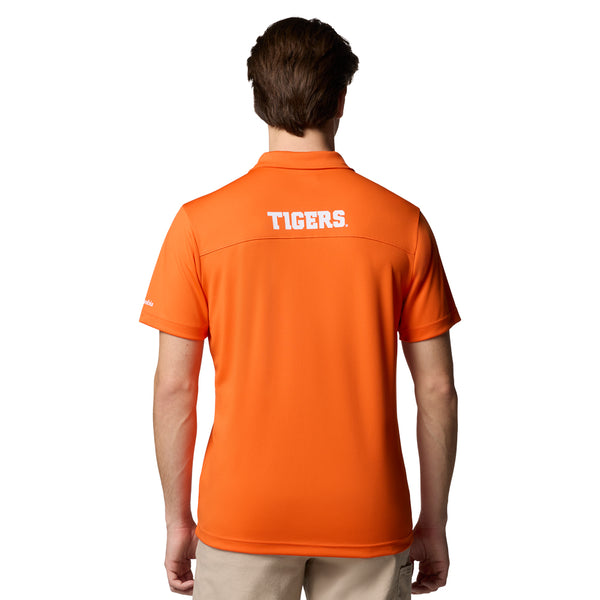 Clemson Columbia Fair Catch Omni-Freeze Polo - ORANGE