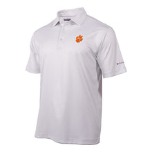 Clemson Columbia Fairway Flex Polo - LT GREY