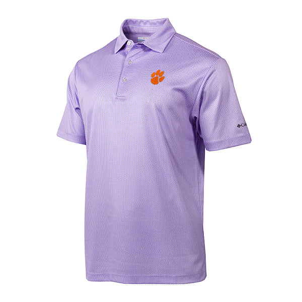 Clemson Columbia Fairway Flex Polo - PURPLE