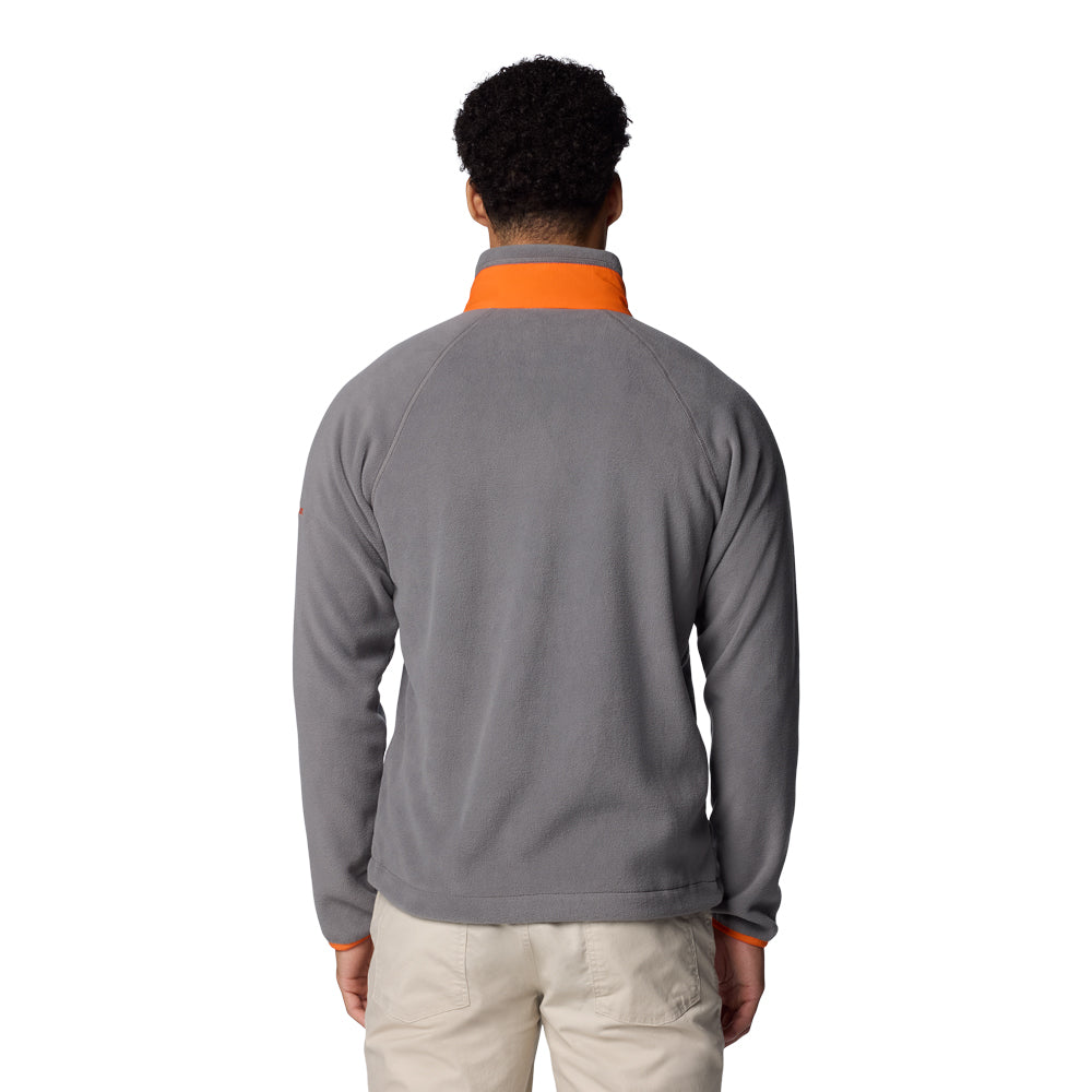 Clemson Columbia Flanker IV Fleece Jacket - LT GREY