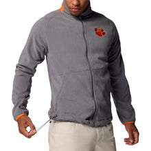 Clemson Columbia Flanker IV Fleece Jacket - LT GREY