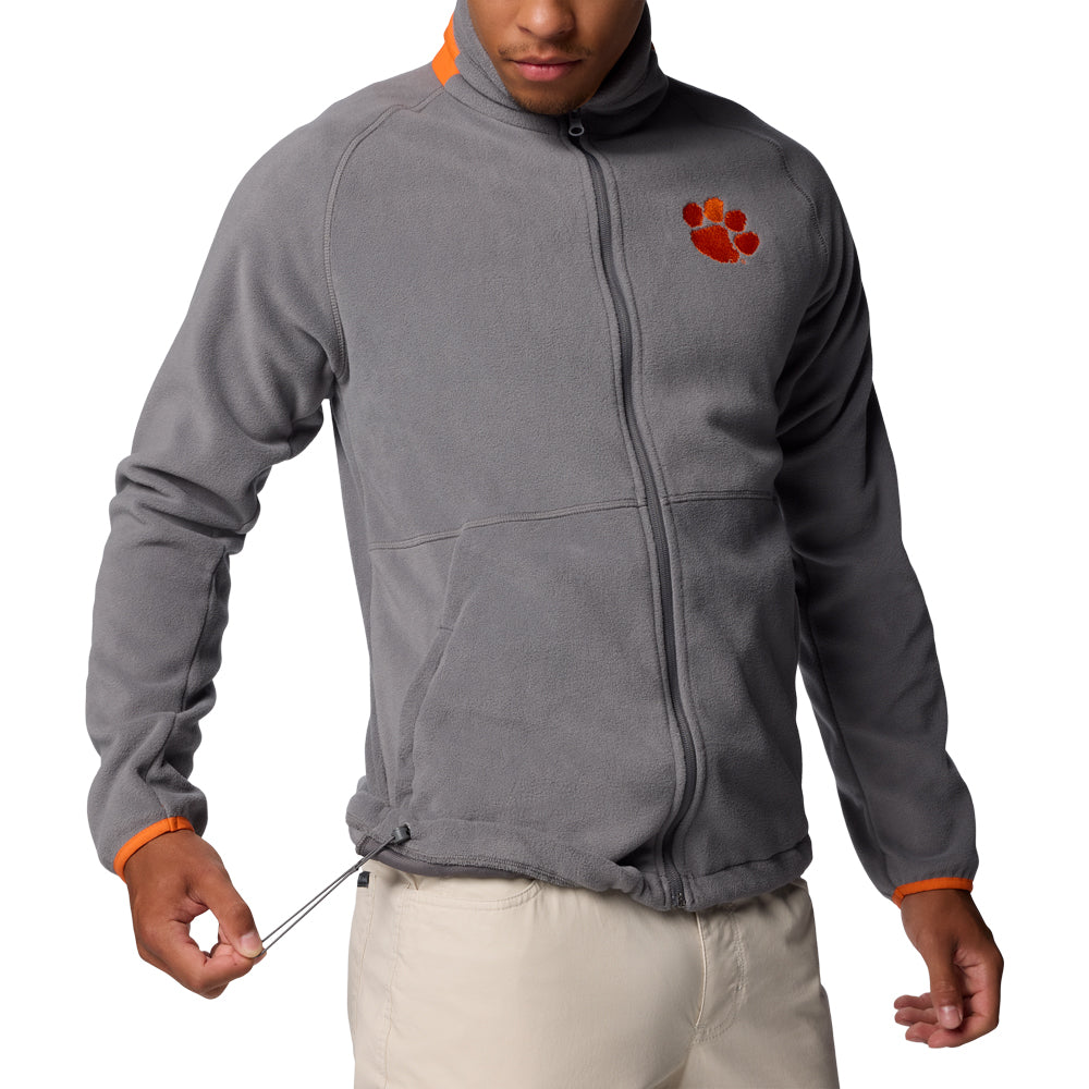 Clemson Columbia Flanker IV Fleece Jacket - LT GREY