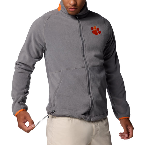 Clemson Columbia Flanker IV Fleece Jacket - LT GREY