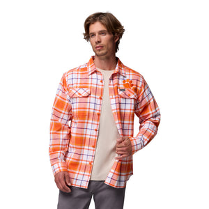 Clemson Columbia Flare Gun Flannel II - ORANGE