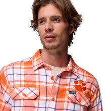 Clemson Columbia Flare Gun Flannel II - ORANGE