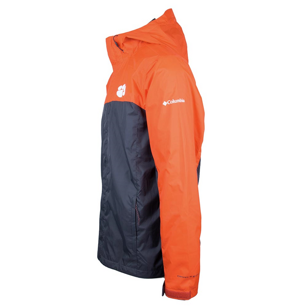columbia rain gear Clemson Columbia Glennaker Storm Jacket