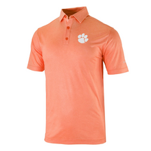 Clemson Columbia No Breeze Polo - LT ORANGE