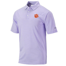 Clemson Columbia Omni-Wick Club Invite Polo - LT PURPLE