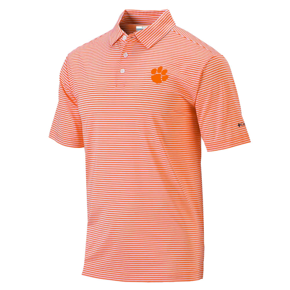 Clemson Columbia Omni-Wick Club Invite Polo - ORANGE