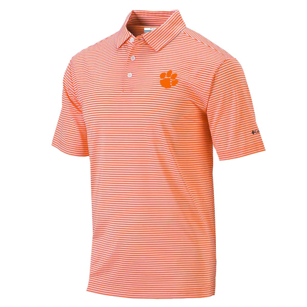 Clemson Columbia Omni-Wick Club Invite Polo - ORANGE