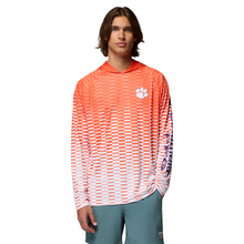 Clemson Columbia Super Terminal Tackle Hooded Long Sleeve Tee - ORANGE