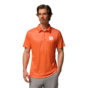 Clemson Columbia Super Terminal Tackle Polo II - ORANGE