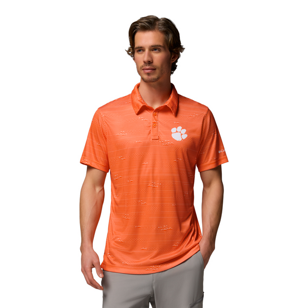 Clemson Columbia Super Terminal Tackle Polo II - ORANGE